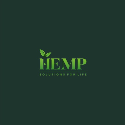 Science logo with the title 'Cool "sciencey" logo for HEMP Solutions, LLC'