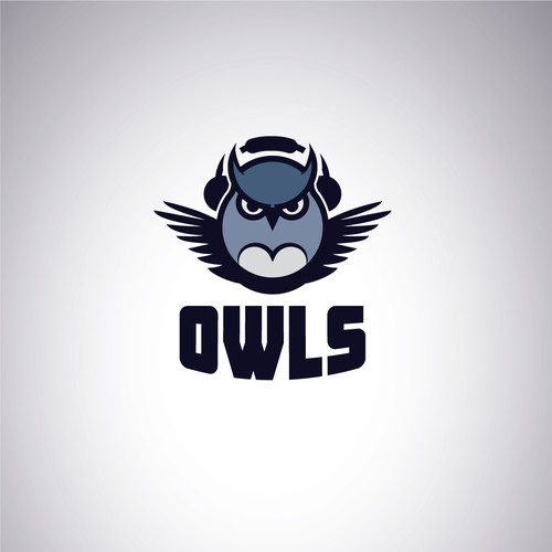 Angry logo with the title 'Owls logo'