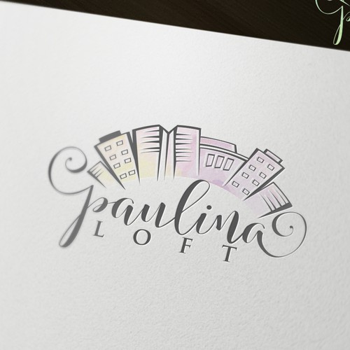 Cursive design with the title 'Cursive wedding logo'