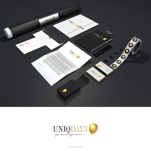 Event planning brand with the title 'UNIQDAYS'