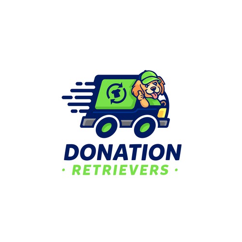 Charity brand with the title 'Donation Retrievers '