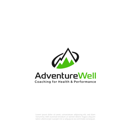 Performance design with the title 'Logo for AdventureWell'