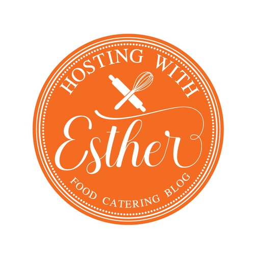 Utility logo with the title 'Hosting with Ester'