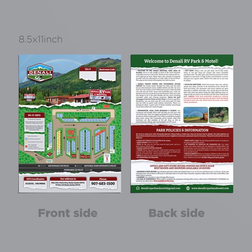 Flyer artwork with the title 'Flyer 8.5x11inch'