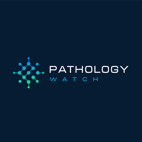 Medical brand with the title 'Patology wath laboratory scientific logo'