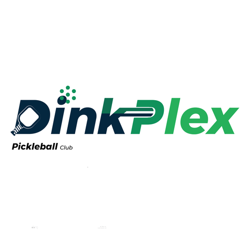 Pickleball  logo with the title 'DinkPlex'
