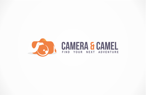 Camel logo with the title 'camera and camel'