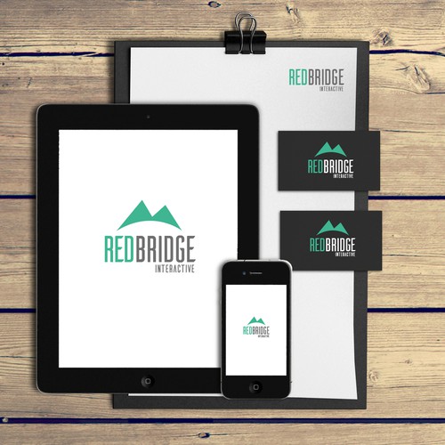 Online marketing design with the title 'RedBridge Interactive'