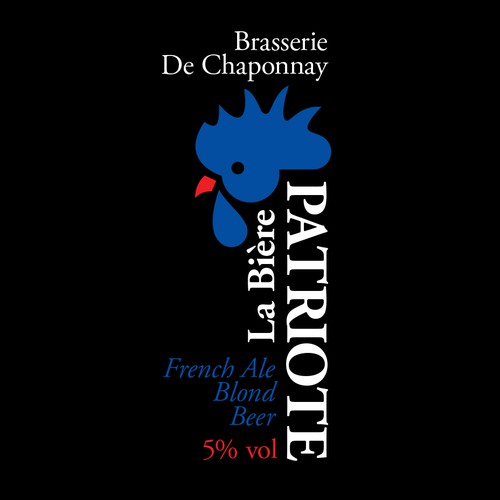 Craft beer label with the title 'Beer label concept'