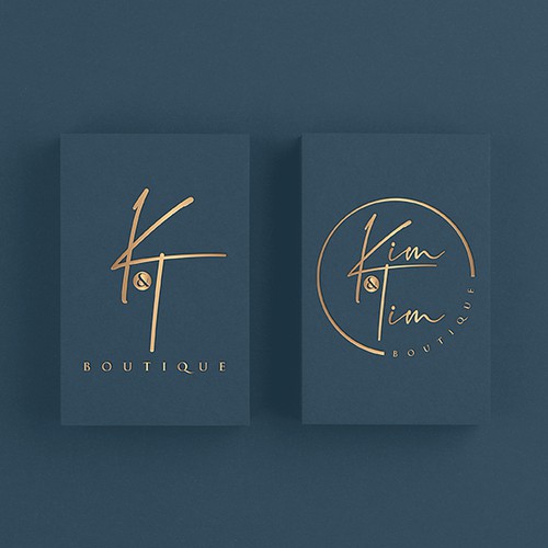 Class logo with the title 'Kim & Tim Boutique'