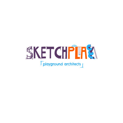 Sketchy logo with the title 'Logo for Sketchplay - playground architects'