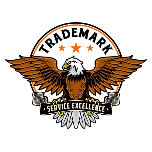 Heating design with the title 'Trademark Heating & Cooling'