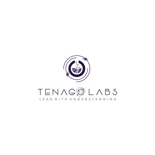 Research design with the title 'logo for Tenago Labs'