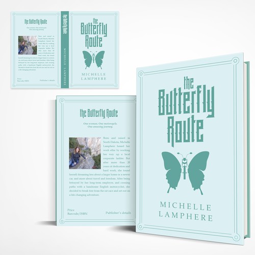 Butterfly book cover with the title 'Book Cover Submission'