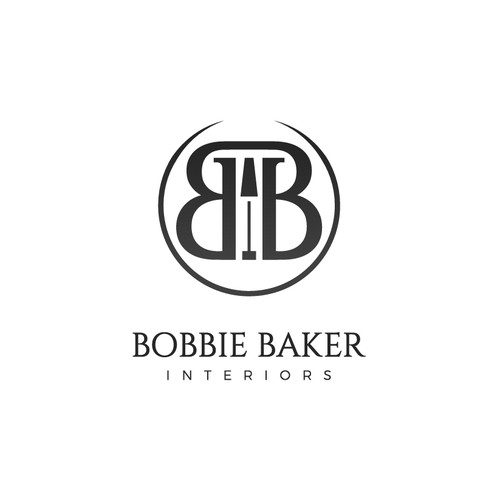 Best logo with the title 'Bobbie Baker Interiors - Logo Design'