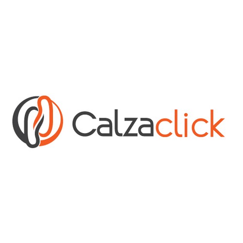Supermarket logo with the title 'Logo for CalzaClick - Online Shoe Shop'