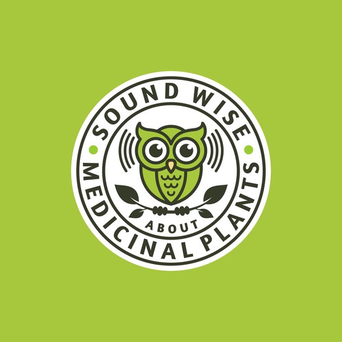 Noise logo with the title 'Sound Wise About Medicinal Plants (an icon to use on SoundWise app for audio lessons)'