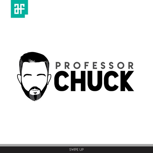 Professor logo with the title 'Winner of "Professor Chuck" Contest'