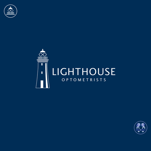 Sunglasses design with the title 'Lighthouse'
