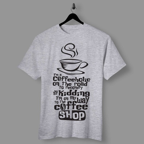 Coffee t-shirt with the title 'Coffee'