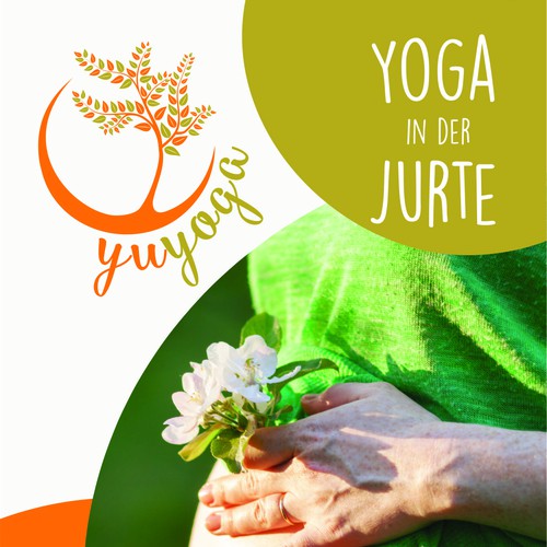 Flayer design with the title 'Flyer design for YUYOGA'