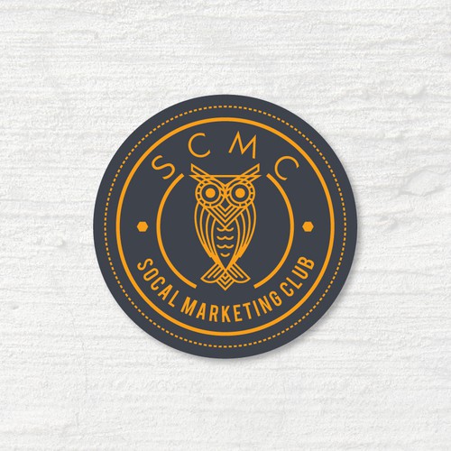 High-tech design with the title 'SCMC | SoCal Marketing Club'