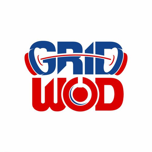 Gymnastics logo with the title 'Logo for a training program for a new professional sport '