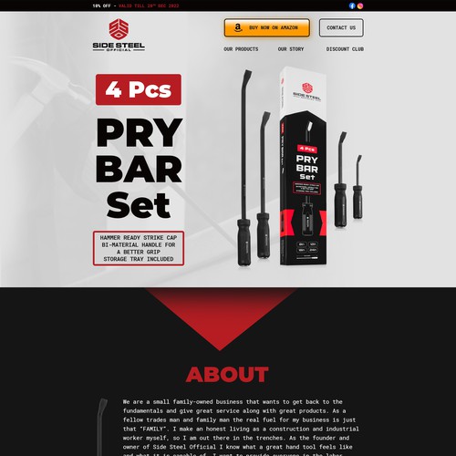 Steel design with the title 'Side Steel official brand website'