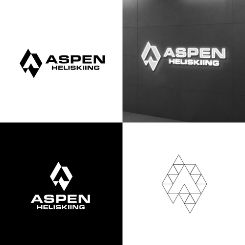 Grid design with the title 'Aspen'