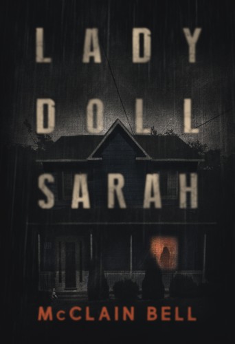 Horror design with the title 'Lady Doll Sarah'