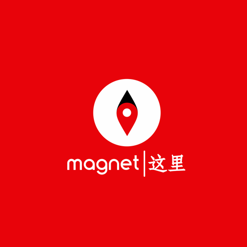 Magnet design with the title 'Magnet Logo'