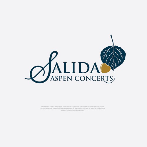 Concert logo with the title 'Salida Aspen Concerts'