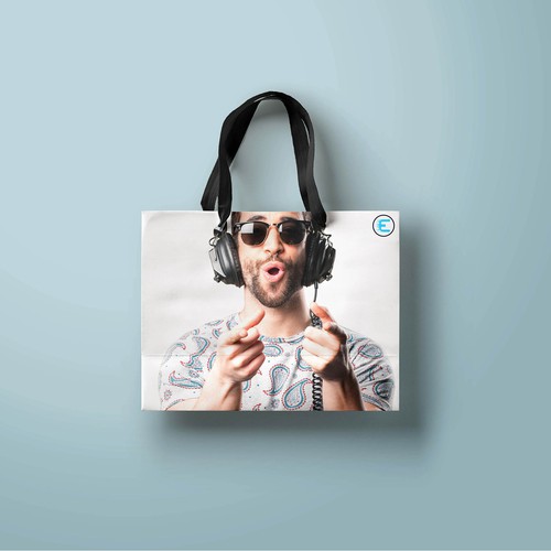Music packaging with the title 'Shopping Bag Design'
