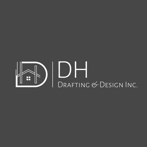 Architecture logo with the title 'DH Drafting & Design Inc.'