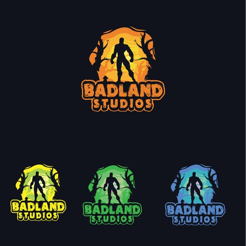 Super logo with the title 'badland tudio'