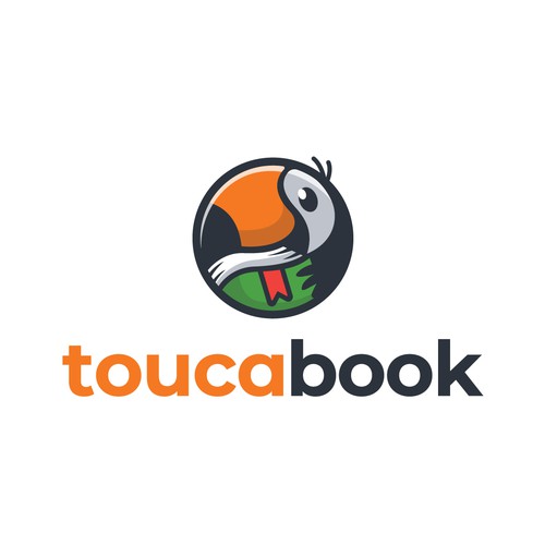 Toucan logo with the title 'Toucabook'