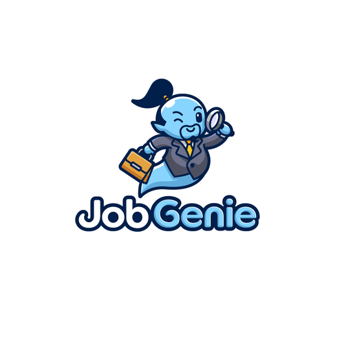 Work design with the title 'Job Genie'