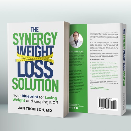 Weight-loss book cover with the title 'The Synergy Weight Loss Solution'