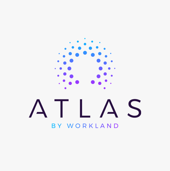 Recruitment logo with the title 'Modern Logo for an HR Company'