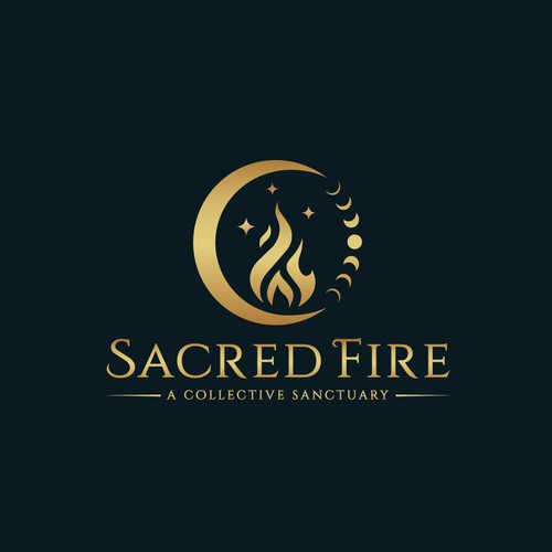 Free fire logo with the title 'Sacred Fire '