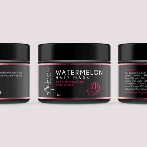 Elegant label with the title 'Label design'