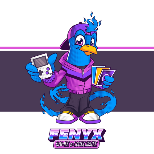 Phoenix logo with the title 'Fenyx Logo'