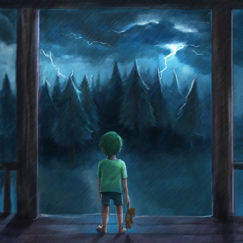 Book illustration artwork with the title 'Book Illustration'