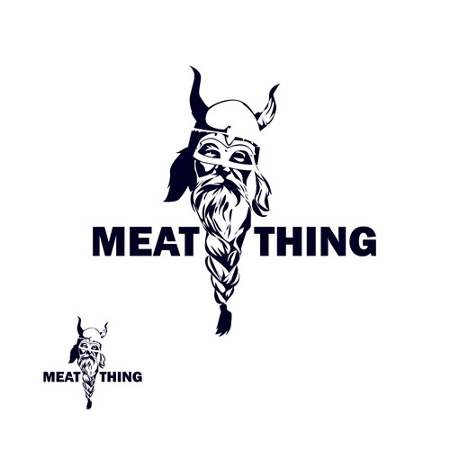 Viking brand with the title 'logo for meat snack producer'