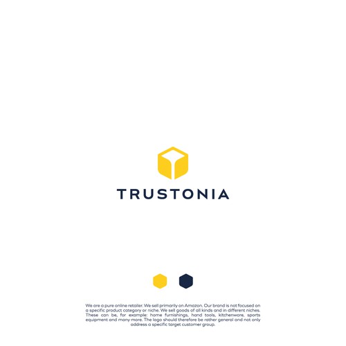 Adobe templates logo with the title 'Logo for TRUSTONIA'