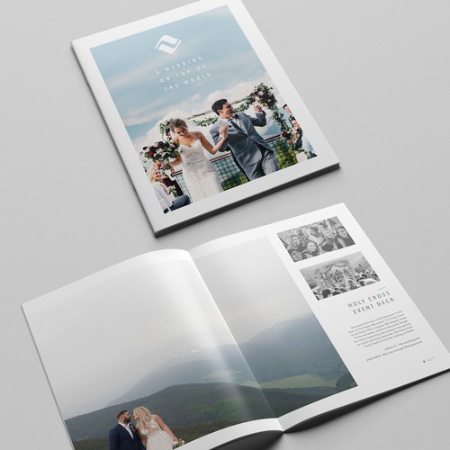 Catalogue design with the title 'Catalogue design'