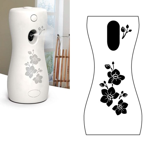 Stencil design with the title 'Floral illustration'