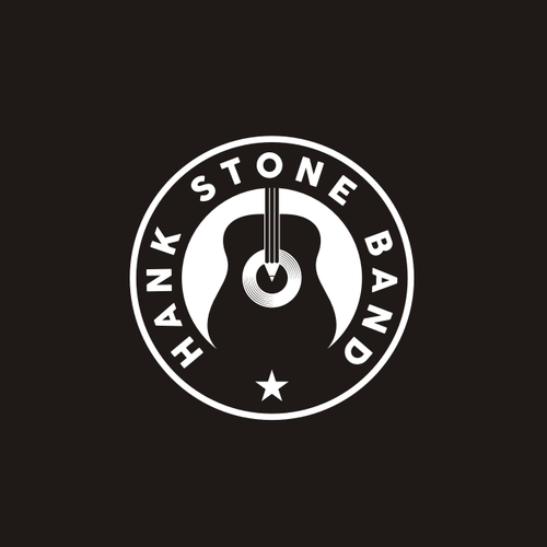 Guitar design with the title 'Group Band'