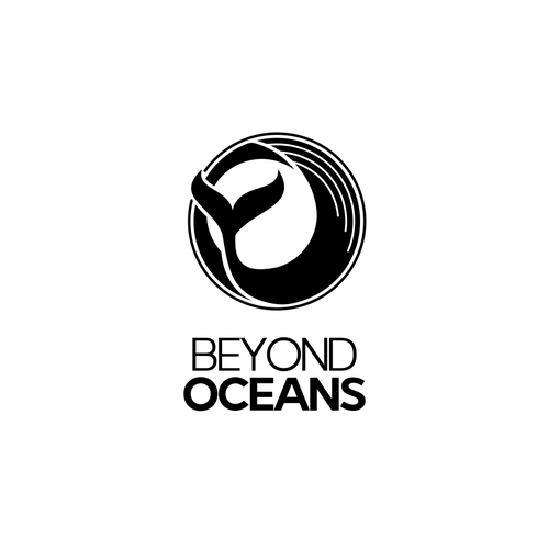 以“BEYONDOCEANS”为标题的环保标志