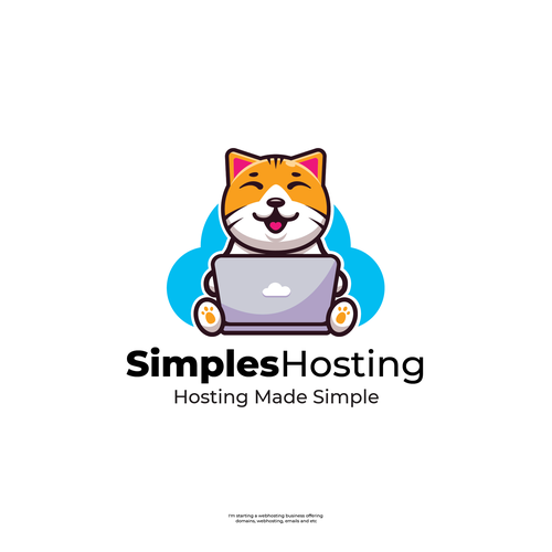 Hosting logo with the title 'Simples Hosting'